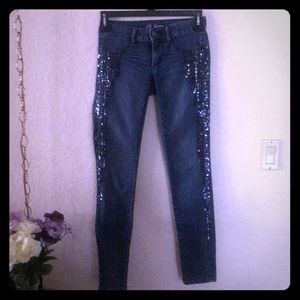 Victoria Secret Siren Sequined Skinny Jeans
